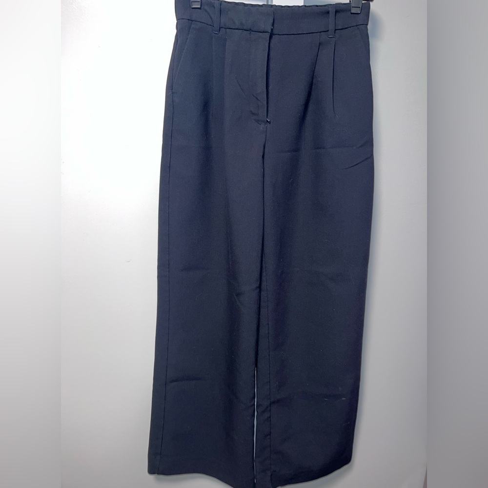 Abercrombie & Fitch Black Trousers Wide Leg